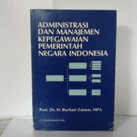adminitrasi manajemen kepegawaian pemerintahan negara indonesia