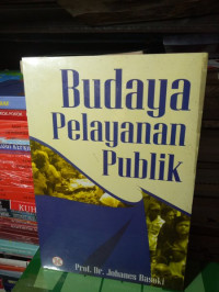 budaya pelayanan publik