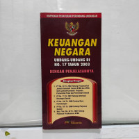 KEUANGAN NEGARA UU NO. 17 TAHUN 2003