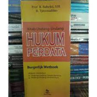 kitab undang-undang hukum perdata