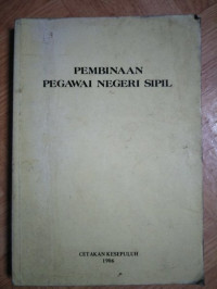 pembinaan pegawai negri sipil