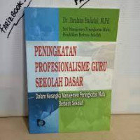 PENINGKATAN PROFESIONALISME GURU SEKOLAH DASAR