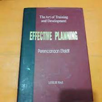 EFFECTIVE PLANNING : perencanaan efektif