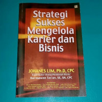 starategi sukses mengelola karier dan bisnis