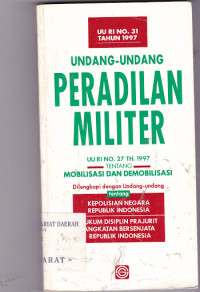 undang - undang peradilan militer