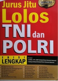 Jurus Jitu Lolos TNI dan POLRI