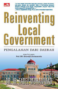 Reinventing local government pengalaman dari daerah