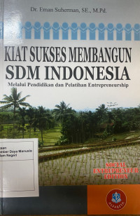 KIAT SUKSES MEMBANGUN SDM INDONESIA melalui pendidikan & pelatihan entrepreneurship