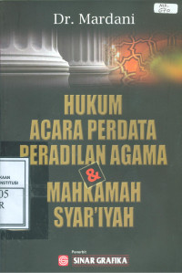 Image of HUKUM ACARA PERDATA PERADILAN AGAMA & MAHKAMAH SYARIYAH