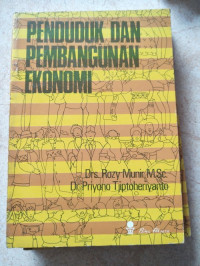 Penduduk dan Pembangunan Ekonomi