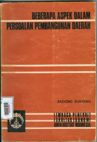Beberapa Aspek dalam Persoalan Pembangunan Daerah