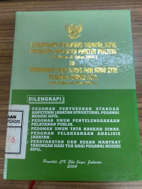 LARANGAN PEGAWAI NEGERI SIPIL MENJADI ANGGOTA PARTAI POLITIK (PP. NOMOR 37 TAHUN 2004) & PEMBINAAN JIWA KORPS DAN KODE ETIK PNS (PP. NOMOR 42 TAHUN 2004)