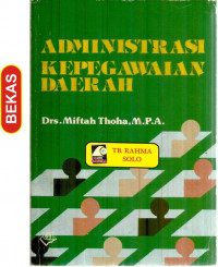 administrasi kepegawaian daerah