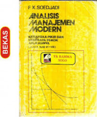 analisis manajemen modern