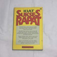 kiat sukses rapat