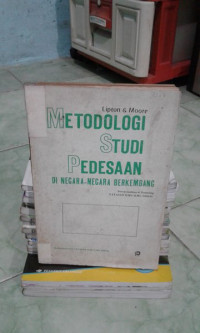 metodologi studi pedesaan di negara negara berkembang