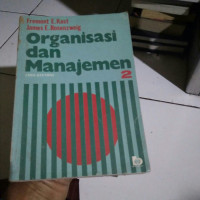 ORGANISASI DAN MANAJEMEN