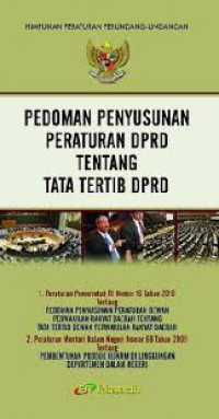 Pedoman Penyusunan Peraturan DPRD tentang Tata Tertib DPRD