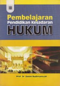 pembelajaraan pendidikan kesadaran hukum