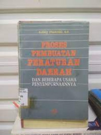 proses pembuatan peraturan daerah