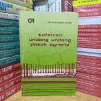 tafsiran undang-undang pokok agraria