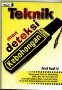 Teknik Mendeteksi Kebohongan
