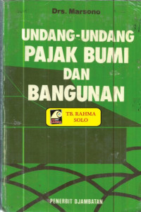 Undang-undang Pajak Bumi dan Bnagunan