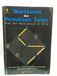 Wartawan dan penulisan sains kiat dan masalahnya di asia
